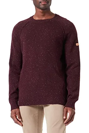 Camel Active Pullover Herren, Dunkelrot, XXL