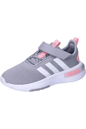 adidas Unisex Racer TR23 Shoes Kids Laufschuhe, Glory Grey/pink Spark/core Black, 36 EU