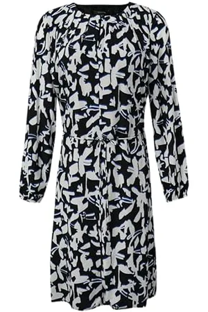 Comma, Midikleid mit Allover Print