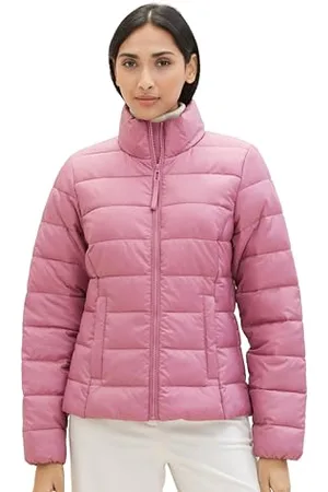 TOM TAILOR Damen Lightweight Steppjacke mit Stehkragen, , XXL