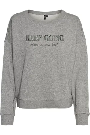 VERO MODA Damen VMCYAN Trina LS Sweat Box JRS Sweatshirt, , 36