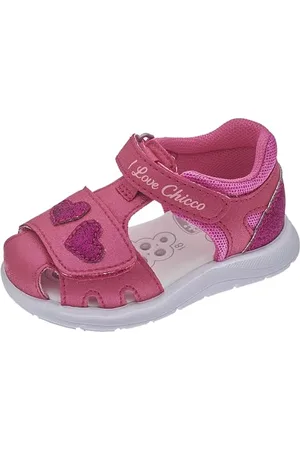 chicco Sandalen met Dubbele Klittenband Fuchsia, Comfortabel, Lichtgewicht, Flexibel en Atmungsaktive, Mädchen, Entworfen in Italien