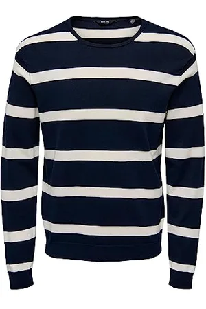 Only & Sons ONSWYLER Life REG 14 LS Stripe Crew Knit