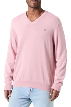 GANT Herren Classic Cotton V-Neck Pullover, , S