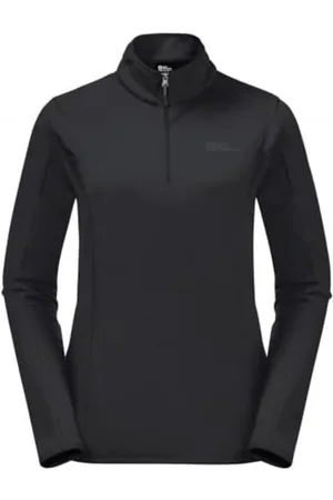 Jack Wolfskin Damen Baiselberg Fleecejacke, Black, XL