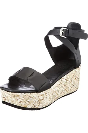 Shabbies Damen Sandale Espadrilles – Aus Weichem Leder, Mit Gepolsterter Innensohle, 3,5 Cm Absatz