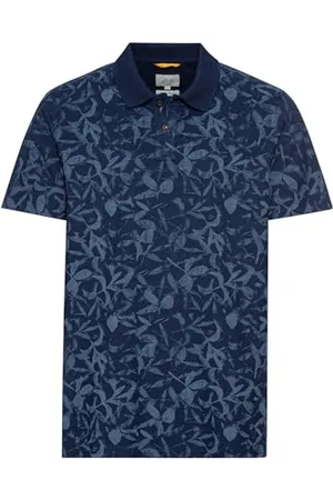 Camel Active Herren Pique Poloshirt mit floralem Print Menswear-XXL