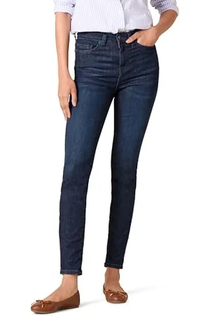 Amazon Damen Skinny-Jeans mit Hohem Bund, , 36 Kurz