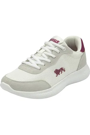 Lonsdale London Damen Kinross Straßen-Laufschuh, Cremefarben, Kirschrot, 38 EU