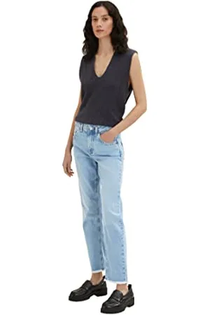 TOM TAILOR Damen 1035523 Kate Vintage Straight Jeans, , 31W / 28L