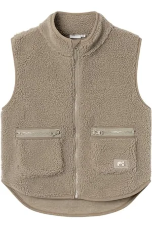 NAME IT Jungen Nkmnoderne Teddy Waistcoat Weste, , 122/128