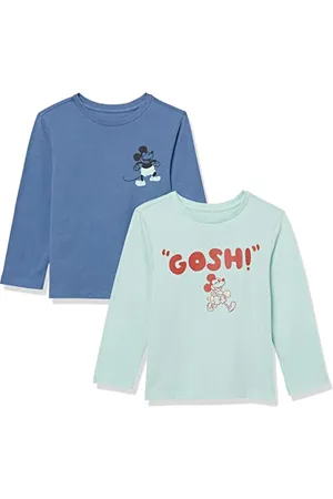 Amazon Disney | Marvel | Star Wars Jungen Langärmelige T-Shirts, 2er-Pack, , 9 Jahre