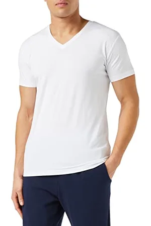 Seidensticker Herren T-Shirt - Regular Fit - Uni - V-Ausschnitt - Kurzarm - Stretch L
