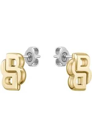 HUGO BOSS Jewelry Steckerohrringe für Damen Kollektion YCON in Gelbgold - 1580562
