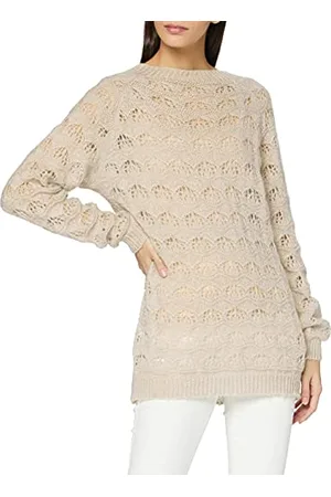 SPARKZ COPENHAGEN SPARKZ Damen Talli Pattern Knit Pullover, Pink (Pale Blush), 40 (Herstellergröße: X-Large)