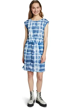Cartoon Damen 1488/7354 Kleid, Blau, 36 EU