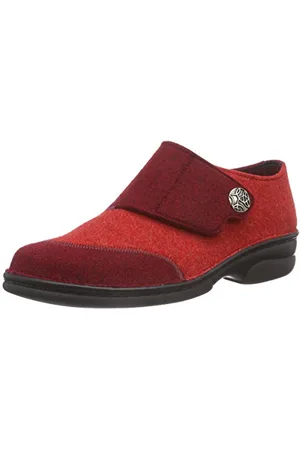 Berkemann Jarla Hohe Hausschuhe Damen, Rot (rot Patch 242), 40 EU
