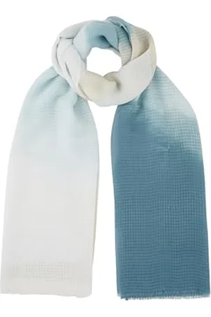 TOM TAILOR Damen Schal mit Farbverlauf , dusty mint blue, ONESIZE
