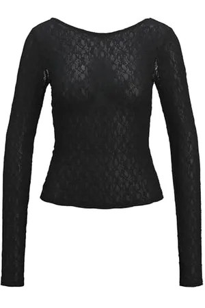 JJXX Jack&Jones JXLEAH LACE STR LS DEEP Back TOP JRS