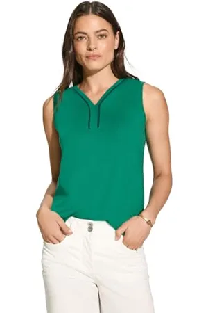 CECIL Damen B321763 Top mit Paspelband, , X-Large