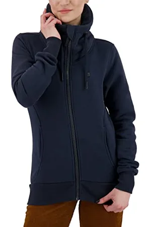 alife kickin ALIFE and Kickin VivianAK Sweatjacket – Damen Sweatjacke – Leichte Jacke mit Reißverschluss – Zipper Kapuzenjacke - Perfekt für Übergangszeiten XS