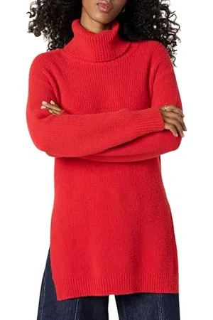 THE DROP Grayson Superweicher Rollkragenpullover mit Tief Angesetzten Schulternähten Pullover, , M