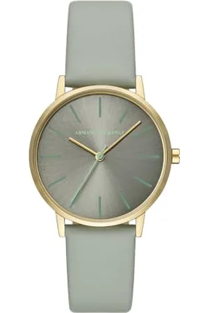 Armani Exchange Watch for Women, Quartz Movement and 40mm Case Size with Stainless Steel, Leather or Silicone Strap