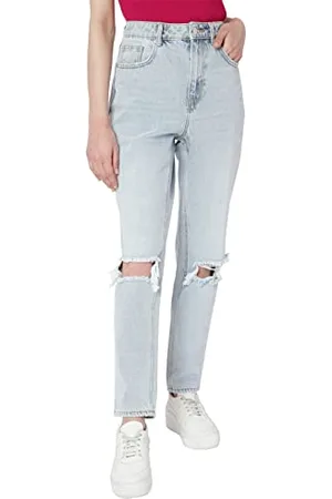 VERO MODA VMJOANA HR MOM Ankle Jeans LI377