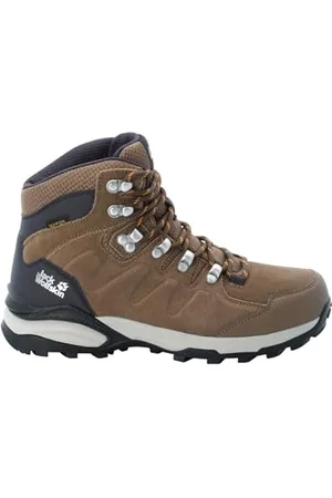 Jack Wolfskin Damen Refugio Texapore Mid W, Brown / Apricot, 42 EU