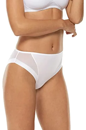 Lovable Midi Slip mit Hohem Beinausschnitt Invisible Ultra Light Damen , Weiß , 3/M