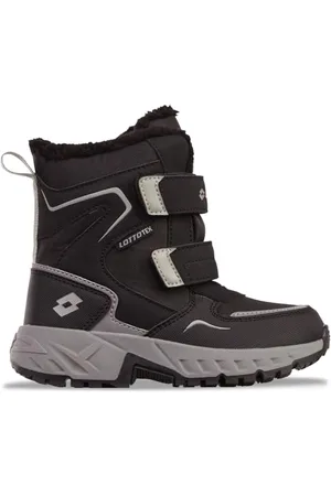 Lotto ALSTYNE TEX K Halblange Stiefel, Black/Grey, 40 EU