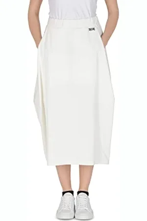 19V69 Italia Damen Bambi White Lässiger Business-Rock, S (2er Pack)