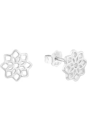 QS by s.Oliver S. Oliver SO PURE Ohrringe für Damen, 925 Sterling , Rhodiniert