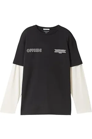 TOM TAILOR Jungen Kinder Oversized Langarmshirt in Two-in-One-Optik, , 140