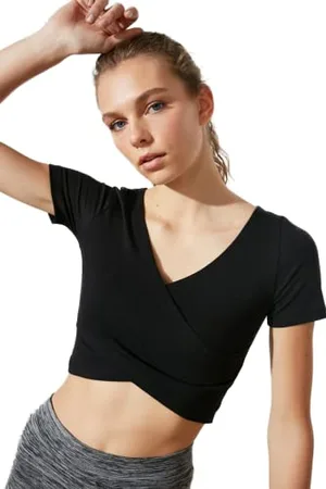 Trendyol Damen Breasted Sports Bluse. Blouse, , L EU