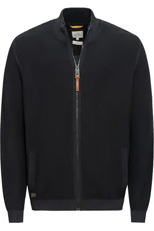 Camel Active Herren Strickjacke aus zertifiziertem Organic Cotton Menswear-L