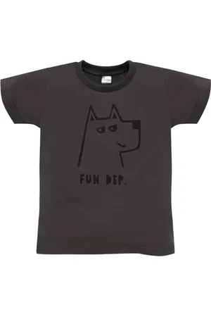 Pinókio T-Shirt Olivier, Graphite, Hund, Jungen 74-122 (92)