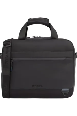 Tommy Hilfiger Herren Laptoptasche Seasonal Abnehmbarer Träger, Schwarz (Black), Einheitsgröße
