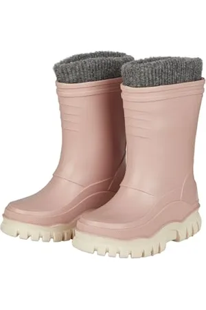 Sterntaler Gummistiefel uni gefüttert - Mädchen Kinder Regenstiefel mit herausnehmbarem Innenschuh - warme, wasserdichte Kinderstiefel - Matsch- und Regenschuhe, , Größe 23