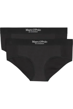 Marc O’ Polo Damen Iconic Rib 2-Pack Panty Hipster Panties, , XS EU