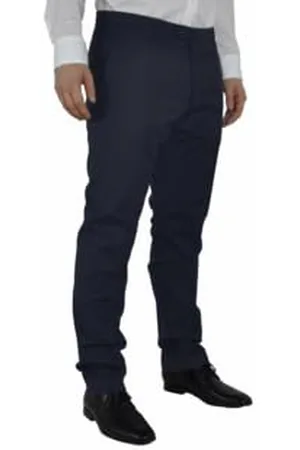 Bugatti Herren Anzughose 788400-99801, Blau (Dunkelblau 390), Gr: 90