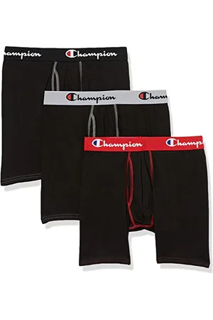 Champion Herren Underwear Boxer Briefs, Total Support Pouch, Cotton Stretch, Multi-Pack Retroshorts, , XX-Large (3er