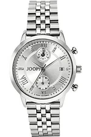 JOOP! Armbanduhr Damen Quarzuhr Analog, mit Edelstahl Armband, Gold, 5 bar Wasserdicht, Kommt in Uhren Geschenk Box
