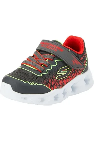 Skechers Jungen Sneaker, Limetten-Kohle