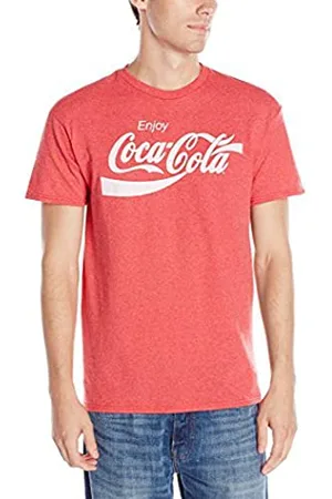 Coca-Cola Herren T-Shirt Eighties Coke Kurzarm - Rot - Mittel