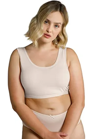 Ulla Popken Damen große Größen Übergrößen Plus Size Bustier, Schlupfform, einfarbig 42+ 791580650-42+