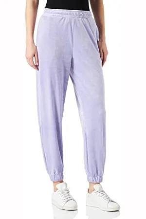 Urban classics Damen Ladies High Waist Ballon Velvet Sweat Pants Hose, , M