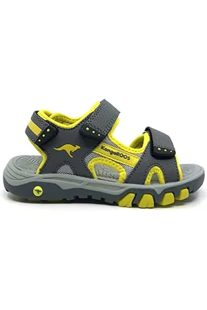 KangaROOS K-Celtic Stan Sandale, Steel Grey/Lemon Chrome, 30 EU