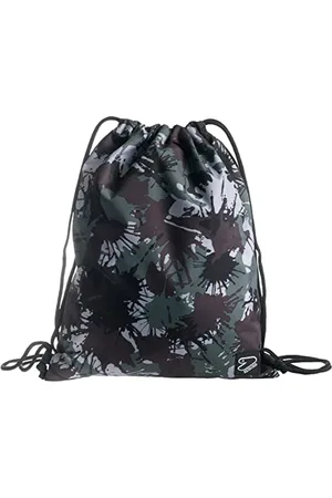 7 for all Mankind Sportbeutel, Turnbeutel, Schuhbeutel für Kinder, Mädchen und Jungen - Schule und Kindergarten, leichte Stofftasche, Wechselkleidung für Sport und Freizeit, Rucksack mit Kordelzug, grau