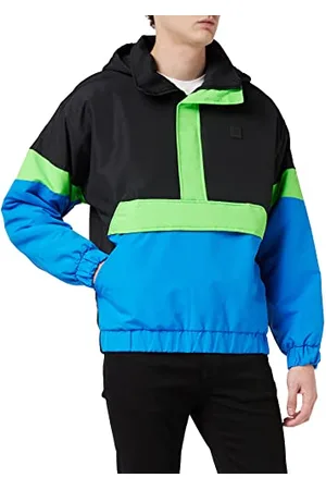 Urban classics Herren Windbreaker 3-Tone Neon Mix Pull Over Jacket Jacke, , (Herstellergröße: XX-Large)